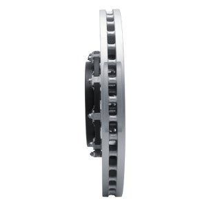 Mercedes-Benz CLS63 AMG Brake Rotor (1) - Front - R1 Concepts - Drilled & Slotted Carbon Alloy GeoMET Rotor - `07-`25